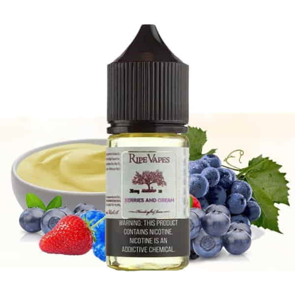 سالت توت فرنگی بلوبری خامه RIPE VAPES BERRIES AND CREAM